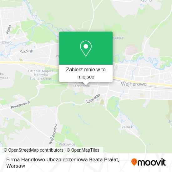 Mapa Firma Handlowo Ubezpieczeniowa Beata Prałat