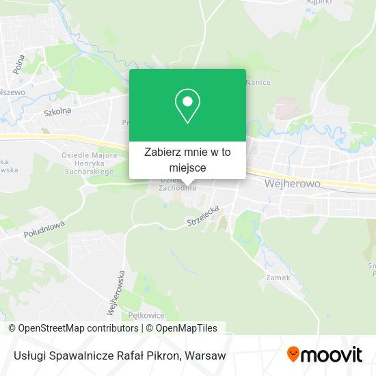 Mapa Usługi Spawalnicze Rafał Pikron