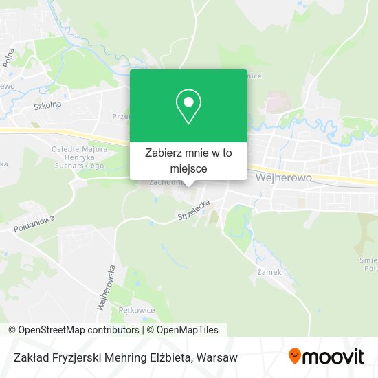 Mapa Zakład Fryzjerski Mehring Elżbieta