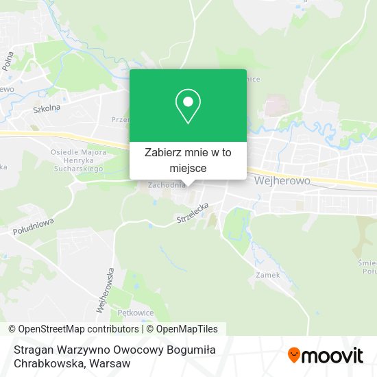 Mapa Stragan Warzywno Owocowy Bogumiła Chrabkowska