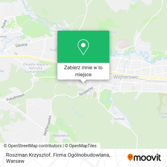 Mapa Roszman Krzysztof. Firma Ogólnobudowlana