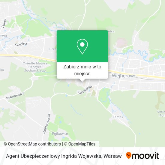 Mapa Agent Ubezpieczeniowy Ingrida Wojewska