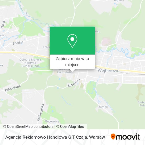 Mapa Agencja Reklamowo Handlowa G T Czaja