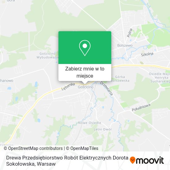 Mapa Drewa Przedsiębiorstwo Robót Elektrycznych Dorota Sokołowska