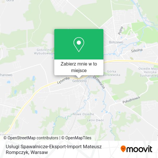 Mapa Usługi Spawalnicze-Eksport-Import Mateusz Rompczyk