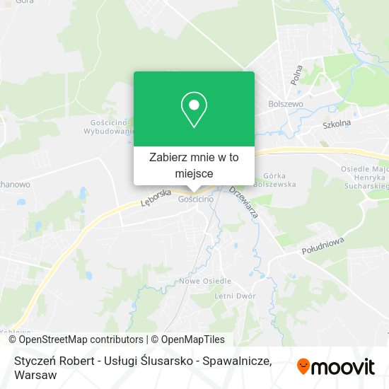 Mapa Styczeń Robert - Usługi Ślusarsko - Spawalnicze