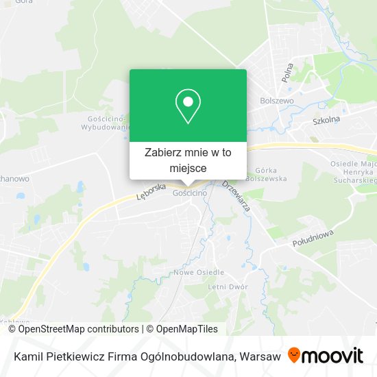 Mapa Kamil Pietkiewicz Firma Ogólnobudowlana