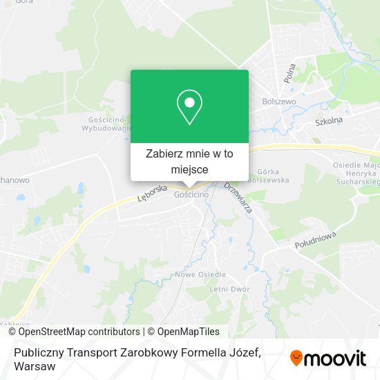 Mapa Publiczny Transport Zarobkowy Formella Józef