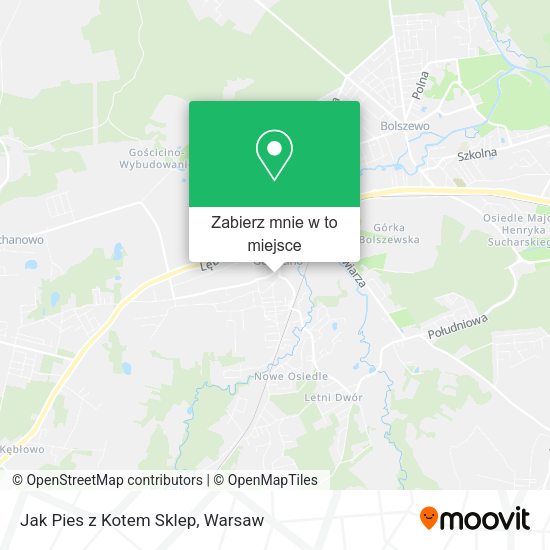 Mapa Jak Pies z Kotem Sklep