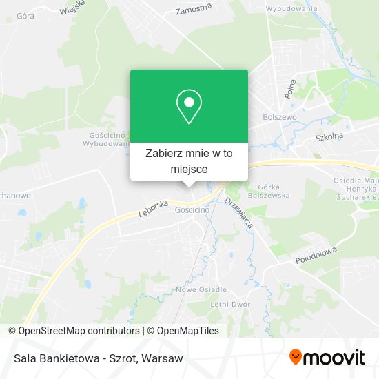 Mapa Sala Bankietowa - Szrot