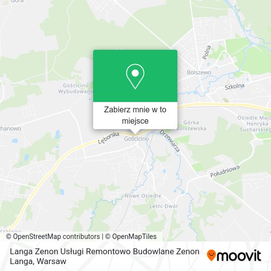 Mapa Langa Zenon Usługi Remontowo Budowlane Zenon Langa