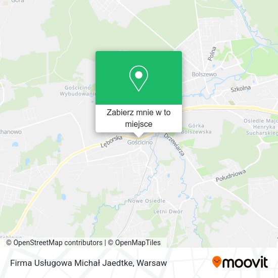 Mapa Firma Usługowa Michał Jaedtke