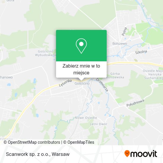Mapa Scanwork sp. z o.o.