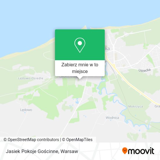 Mapa Jasiek Pokoje Gościnne