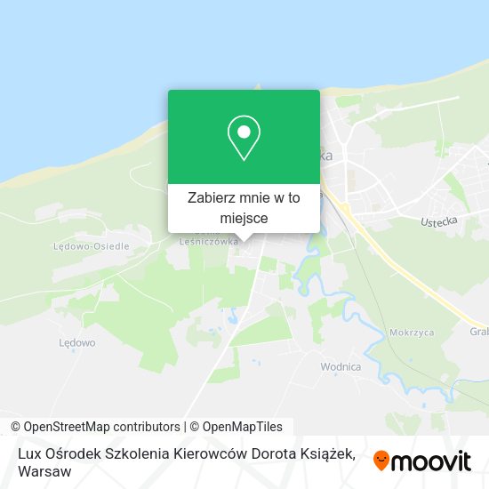 Mapa Lux Ośrodek Szkolenia Kierowców Dorota Książek