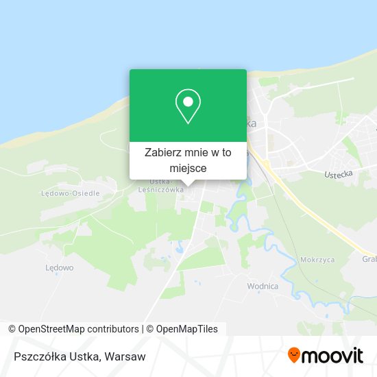 Mapa Pszczółka Ustka