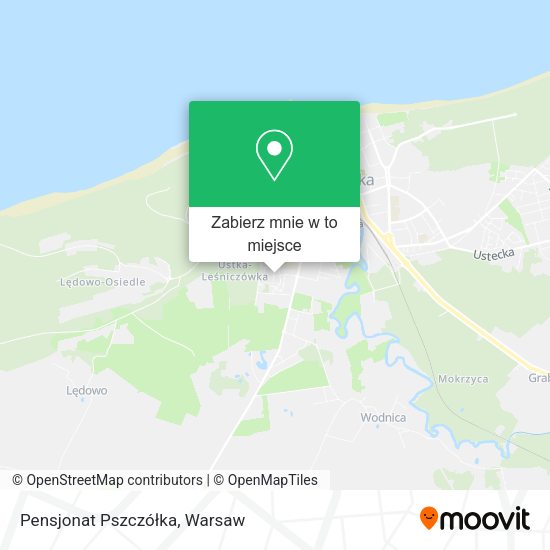 Mapa Pensjonat Pszczółka