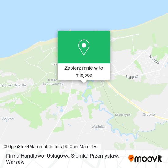 Mapa Firma Handlowo- Usługowa Słomka Przemysław