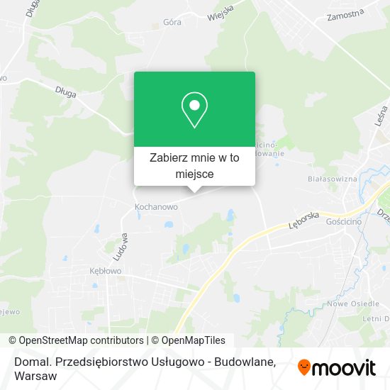 Mapa Domal. Przedsiębiorstwo Usługowo - Budowlane