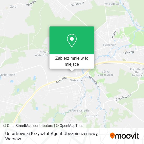 Mapa Ustarbowski Krzysztof Agent Ubezpieczeniowy