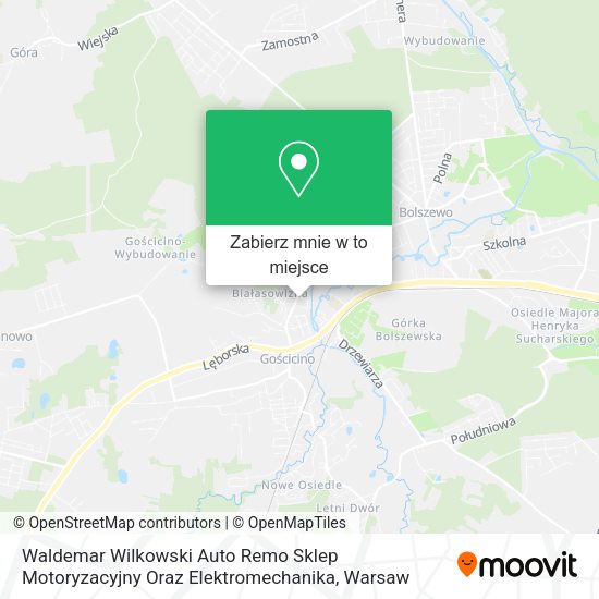 Mapa Waldemar Wilkowski Auto Remo Sklep Motoryzacyjny Oraz Elektromechanika