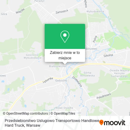 Mapa Przedsiebiorstwo Uslugowo Transportowo Handlowe Hard Truck