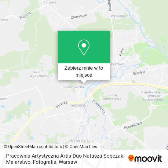 Mapa Pracownia Artystyczna Artis-Duo Natasza Sobczak. Malarstwo, Fotografia