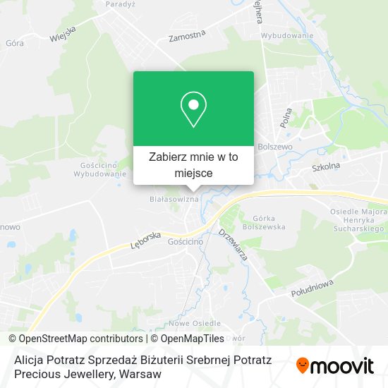 Mapa Alicja Potratz Sprzedaż Biżuterii Srebrnej Potratz Precious Jewellery