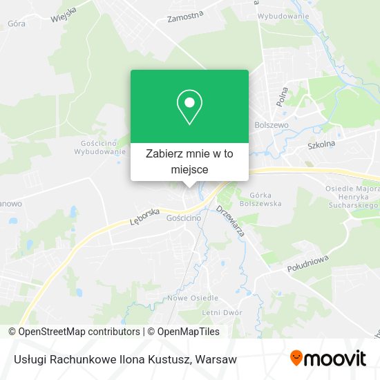 Mapa Usługi Rachunkowe Ilona Kustusz