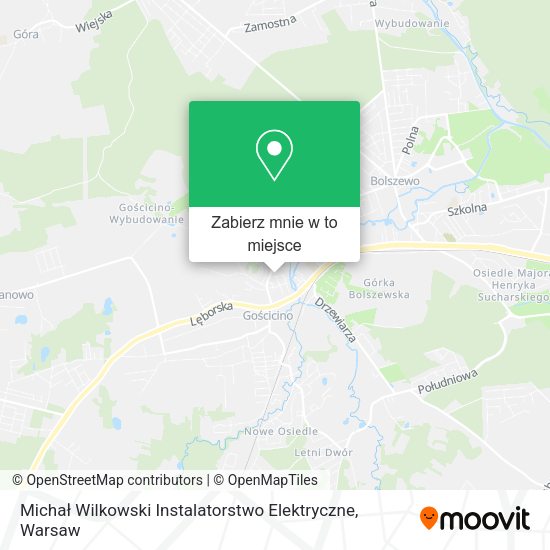 Mapa Michał Wilkowski Instalatorstwo Elektryczne