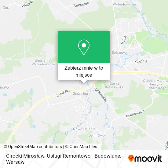 Mapa Cirocki Mirosław. Usługi Remontowo - Budowlane