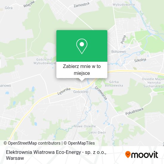 Mapa Elektrownia Wiatrowa Eco-Energy - sp. z o.o.