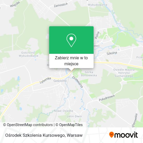 Mapa Ośrodek Szkolenia Kursowego