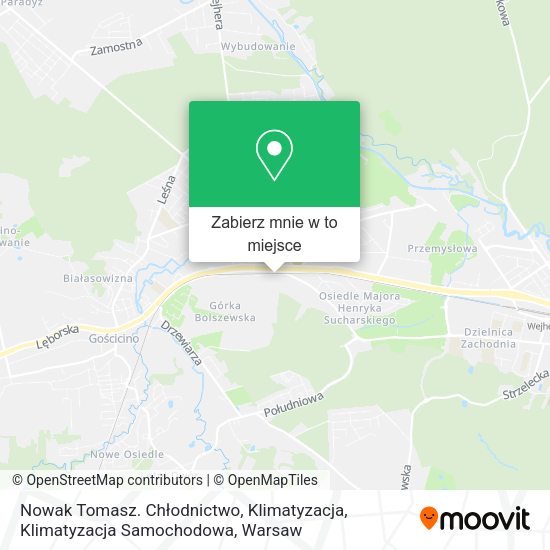 Mapa Nowak Tomasz. Chłodnictwo, Klimatyzacja, Klimatyzacja Samochodowa