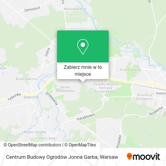 Mapa Centrum Budowy Ogrodów Jonna Garba