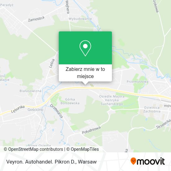 Mapa Veyron. Autohandel. Pikron D.