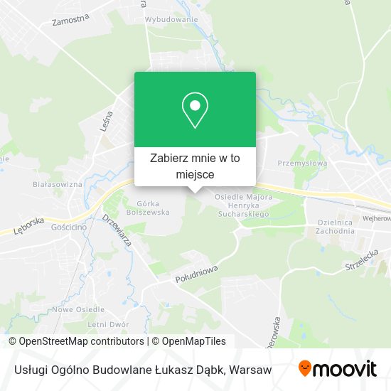 Mapa Usługi Ogólno Budowlane Łukasz Dąbk