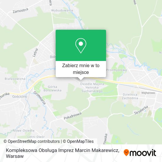 Mapa Kompleksowa Obsługa Imprez Marcin Makarewicz