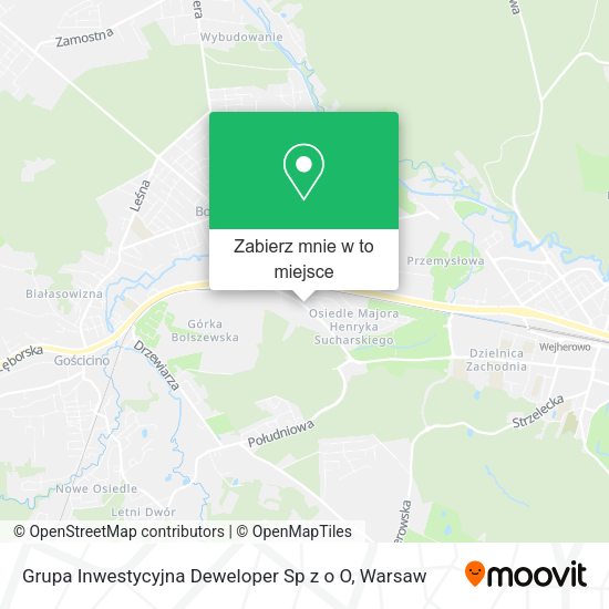 Mapa Grupa Inwestycyjna Deweloper Sp z o O