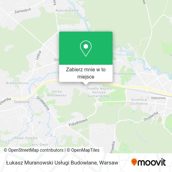 Mapa Łukasz Muranowski Usługi Budowlane