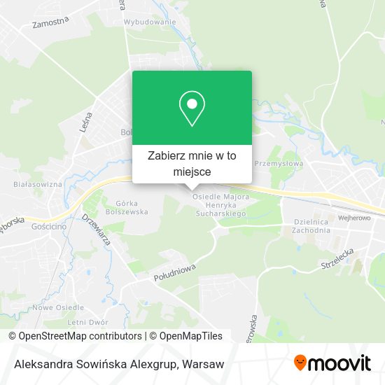 Mapa Aleksandra Sowińska Alexgrup