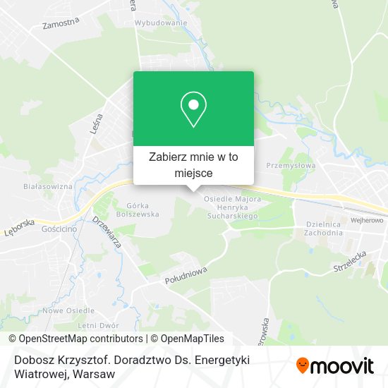 Mapa Dobosz Krzysztof. Doradztwo Ds. Energetyki Wiatrowej