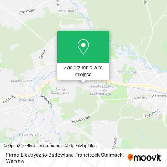 Mapa Firma Elektryczno Budowlana Franciszek Stalmach