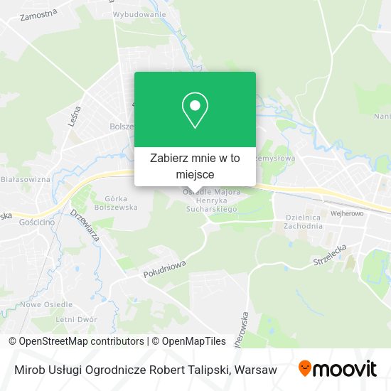 Mapa Mirob Usługi Ogrodnicze Robert Talipski