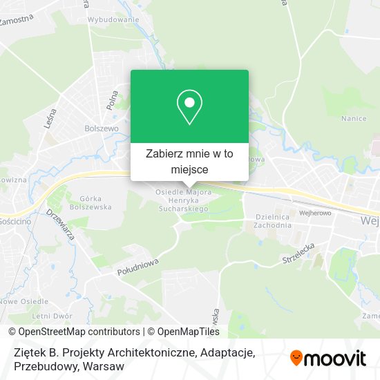 Mapa Ziętek B. Projekty Architektoniczne, Adaptacje, Przebudowy