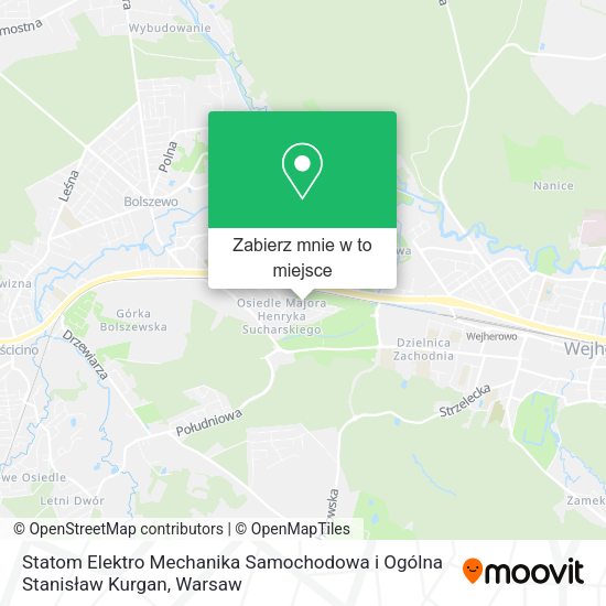 Mapa Statom Elektro Mechanika Samochodowa i Ogólna Stanisław Kurgan