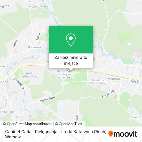 Mapa Gabinet Catia - Pielęgnacja i Uroda Katarzyna Pioch