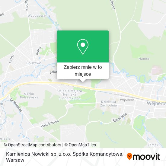 Mapa Kamienica Nowicki sp. z o.o. Spółka Komandytowa