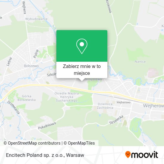 Mapa Encitech Poland sp. z o.o.