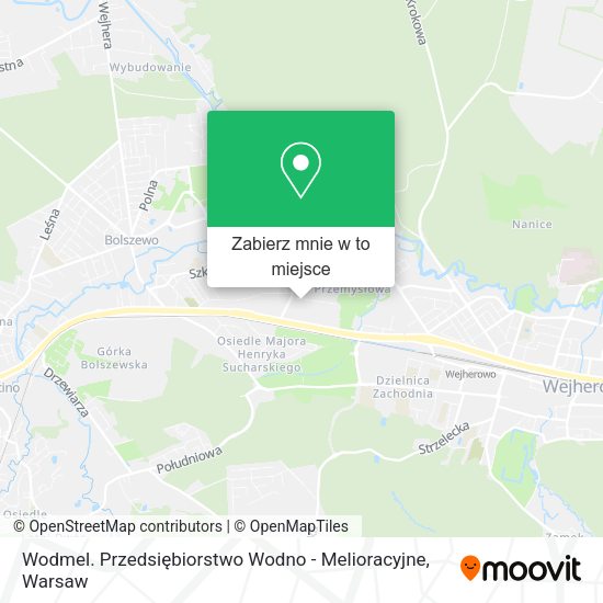 Mapa Wodmel. Przedsiębiorstwo Wodno - Melioracyjne